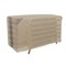 Modern Leisure Monterey Stacked Patio Chaise Lounge Cover, 75 in. L x 27 in. W x 4 in. H, Beige 3093 - alternate 9